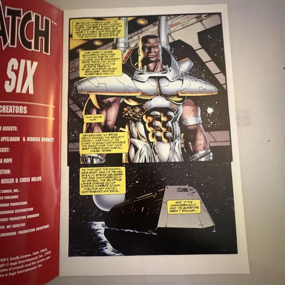 Stormwatch Image Comics #6 1993 1st Print Jim Lee Brandon Choi Superhero